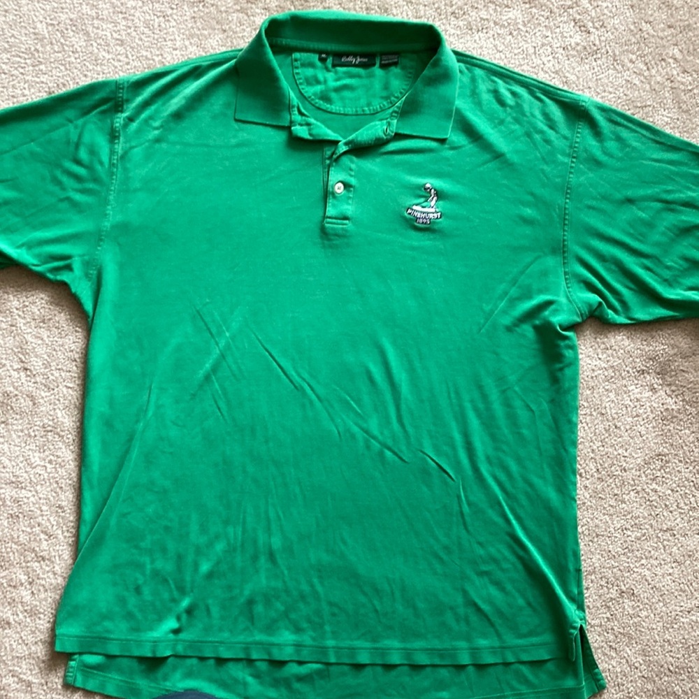 Vintage Bobby Jones Pinehurst Putterboy golf polo